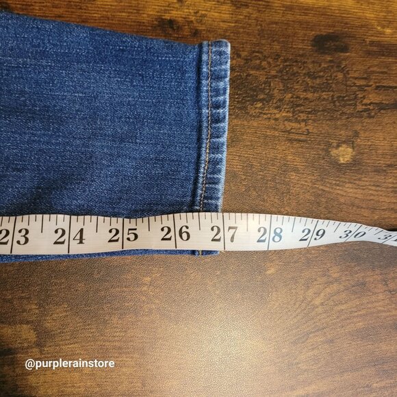 Madewell Jeans Size 28 High Riser Skinny Davis Wash B7131 Stretch Denim - Picture 8 of 10